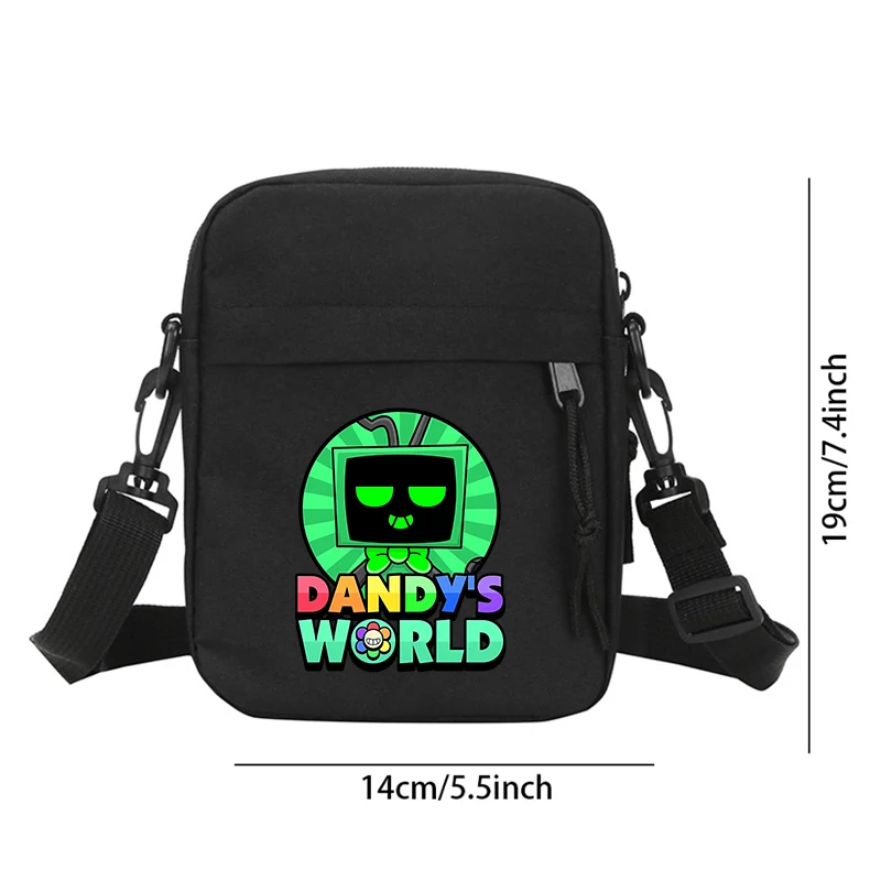 Dandys World-Bolso de hombro tipo bandolera para hombre, bandolera pequeña informal con cremallera, bolsa deportiva sencilla, regalo de cumpleaños