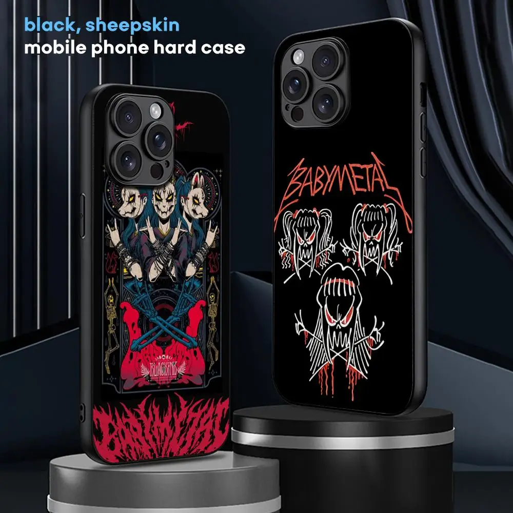 حافظة هاتف معدنية للفتيات من فريق آيفون 16 15 14 13 12 11 Plus Pro Max إصدار محدود حافظة صلبة سوداء من جلد الغنم #2