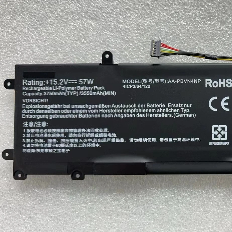 

Аккумулятор для ноутбука BA43-00361A AA-PBVN4NP для Ativ Book 6 15,6 дюйма NP670Z5E NP670Z5E-XD2 NP670Z5E-X01 NP670Z5E-X01RU X01CZ Series 57 Втч