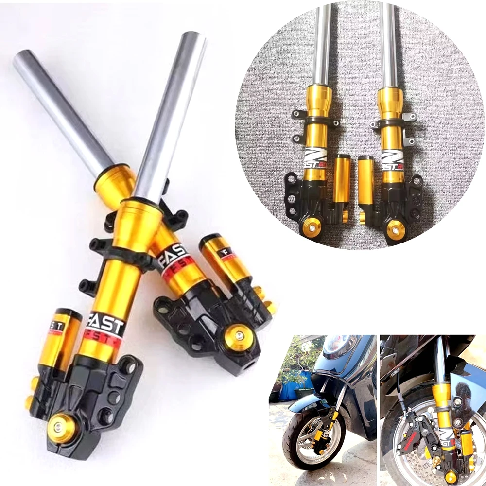 

Universal 30/33core 380mm/400mm/420mm Motorcycle Hydraulic Front Shock Absorber For CYGNUS-X BWS FORCE RSZ JOG NIU TTX Scooter