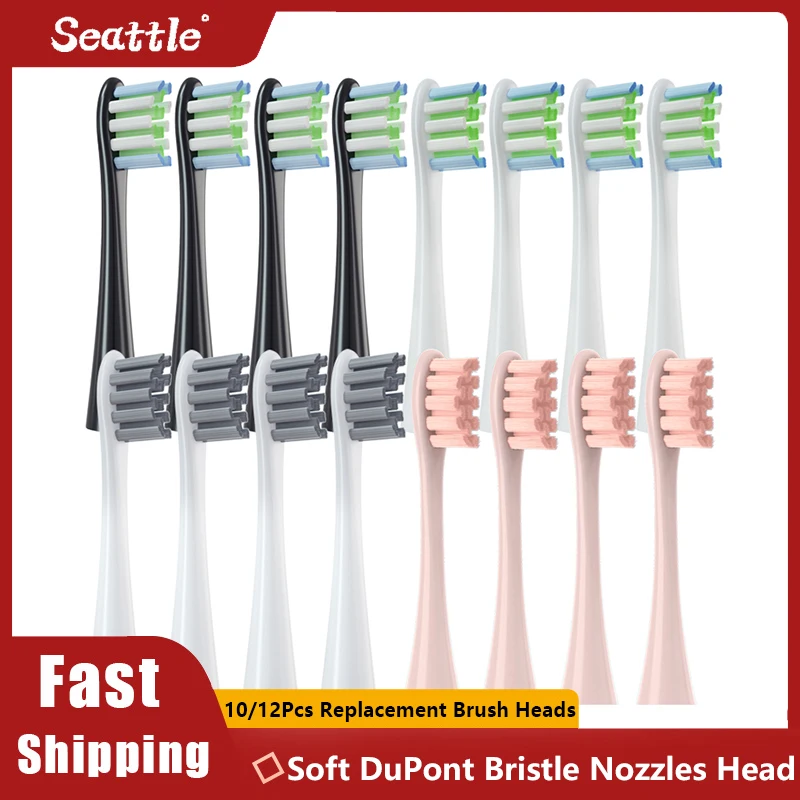 

Replacement Brush Heads for Oclean X/ X PRO/ Z1/ F1/ One/ Air 2 /SE Sonic Electric Toothbrush DuPont Soft Bristle Nozzles Refill