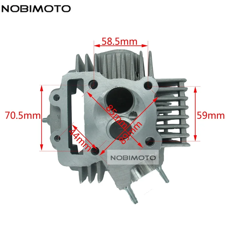 

Запчасти для мотоциклов YX160 Yinxiang 160cc, головка блока цилиндров с масляным охлаждением снижения давления для горизонтальных деталей двигателя 160cc с масляным охлаждением