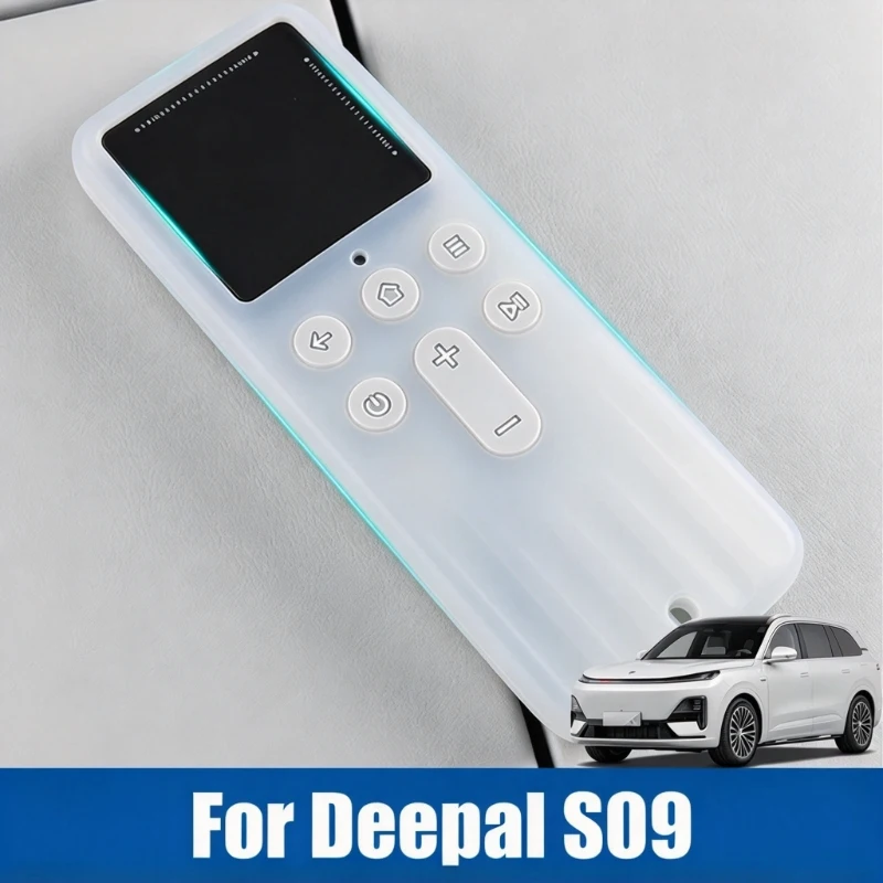 Car TV Remote Control Cover For Deepal S09 2025 2026 Car TV Remote Control Silicone Protective Cover Interior Accessories