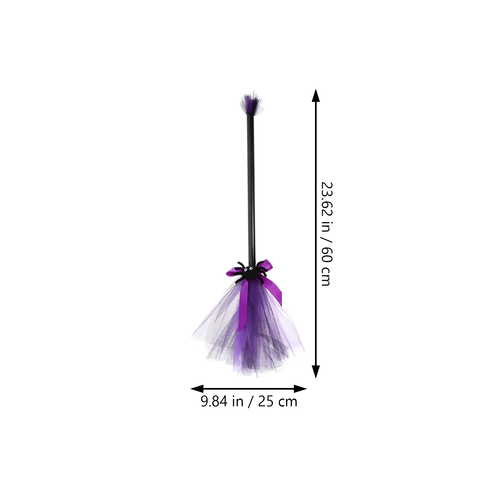 Halloween Hat Broom Decor Cosplay Props Wizard Caps Costumes Spider Decorations