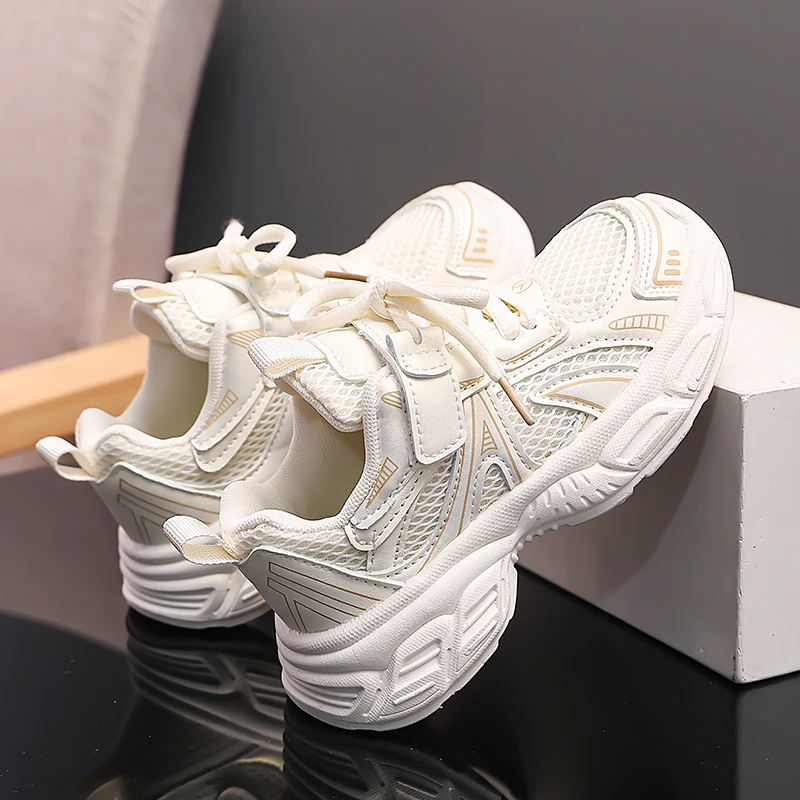 2025 Autumn New Children's Sports Shoes Comfortable and Breathable Boys' Tennis Shoes Soft soled Anti slip Girls' Casual Shoes