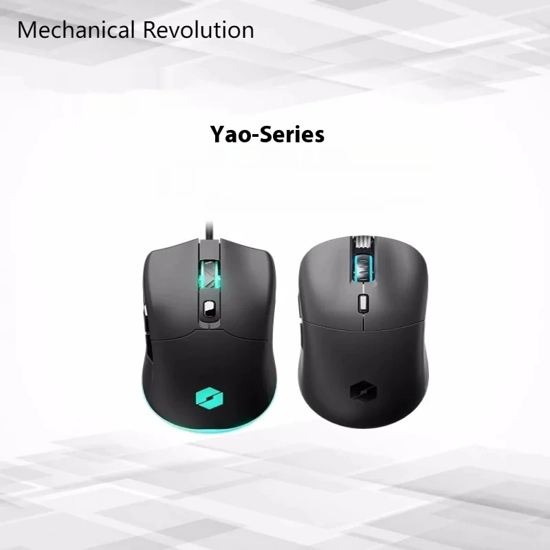 Mechanical Revolution Yao Series Gaming Mouse Wired Dual-Mode E-Sports Chip Rgb Light Lightweight Computer Macro Programming