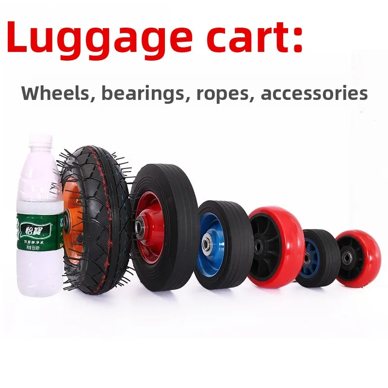 portable-rubber-wheels-for-hand-pulled-shopping-carts-lightweight-travel-bag-wheels-mobile-storage-utility-cart-accessories
