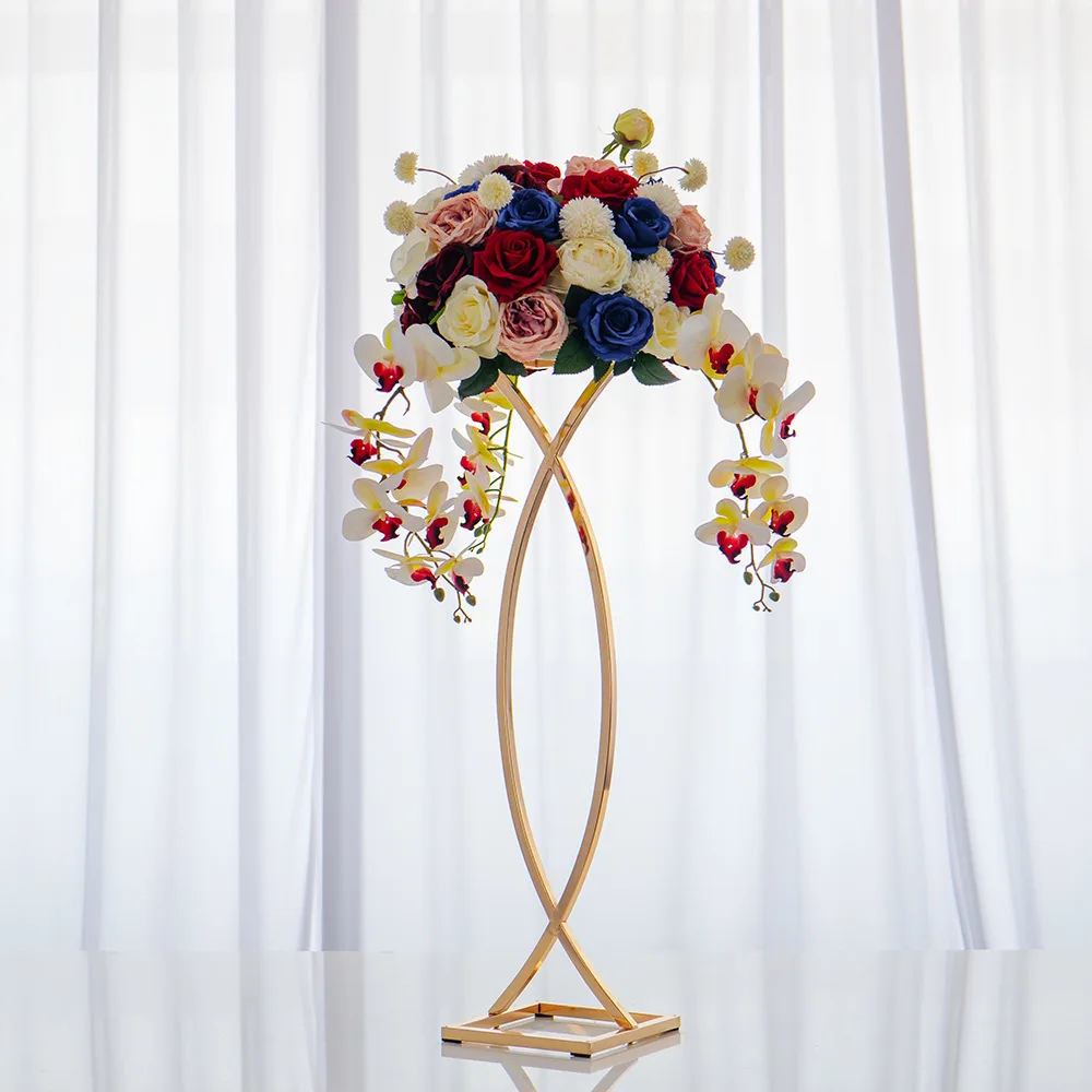 2 Stück Blumenständer aus Metall, 31 Zoll, Hochzeitstisch-Mittelstück, Blumenständer für Veranstaltungen, Partys und Heimdekoration – Detail 2