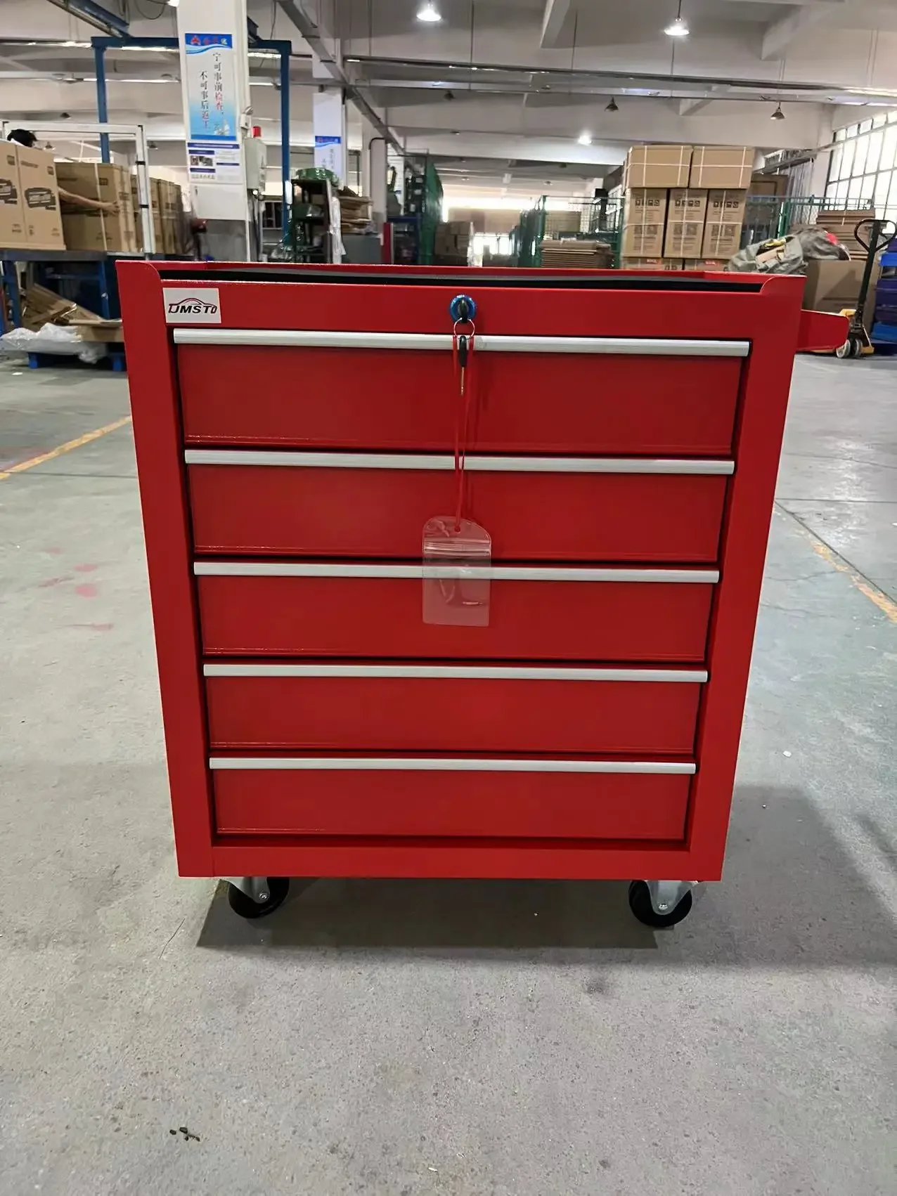 Alat Bengkel Kotak Alat Troli Logam 10 ''Laci Geser Alat Organizer Penyimpanan Ruang Ganti