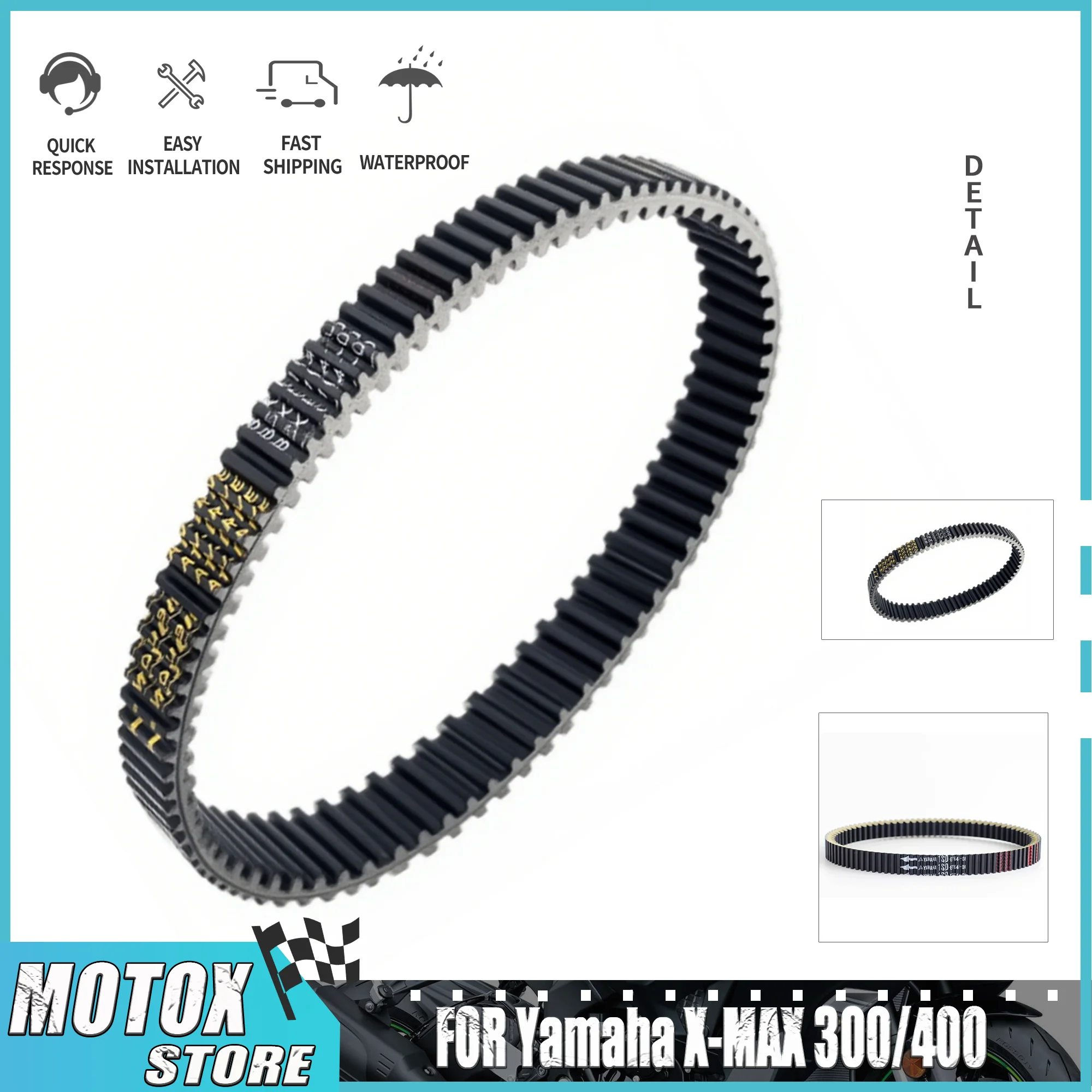 

Ремень трансмиссии мотоцикла, приводная цепь X-MAX300 xmax300, подходит для Yamaha XMAX400