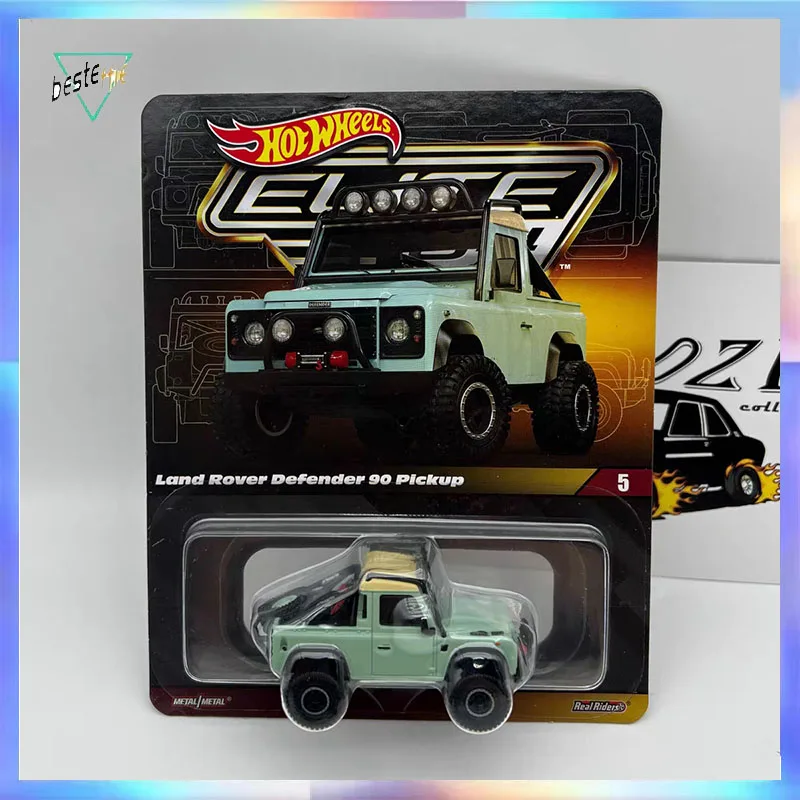 

В наличии Hot Wheels модель автомобиля ELITE 64 Land Rover Defender 90, украшение для комнаты пикапа, Коллекционная модель, подарок на Рождество и Новый год