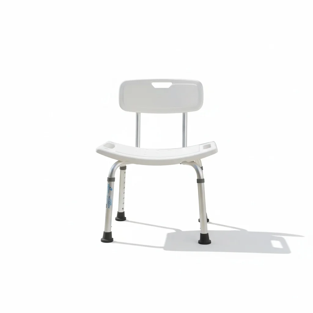 

Aluminum Shower Bench, 670x510x420mm Adjustable Bath Chair, Nursing Equipment, Removable Bath Bench for Elderly and Disabled