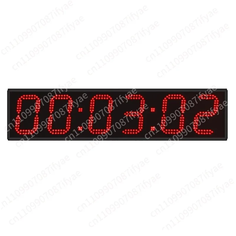 Marathon Race Clock, Electronic Sports Stopwatch with Countdown, Digital Timer, Tripod, EU and Au Plug, 5 in, 6 Digits