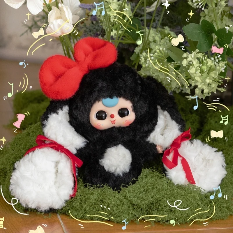 

Original Babythree Return Bunny Soft Vinyl Face Plush Doll Blind Box Collectible, Adorable Decoration Figure Christmas Gift