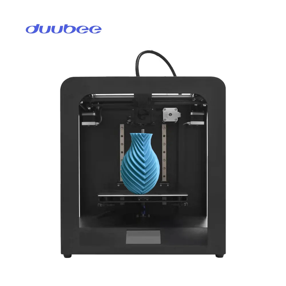 Newest Style Cheapest Price Black Aluminum Alloy + Sheet Metal Foldable Structure Fdm 3D Printer For Home Use