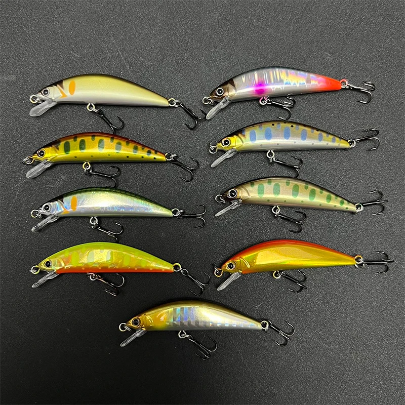 55 مللي متر 3.5 جرام غرق أسماك الصيد إغراء للمياه العذبة الصغيرة اليابان إغراء Pesca الاصطناعي الطعم الثابت سمك السلمون المرقط بايك الصيد المتذبذب #2