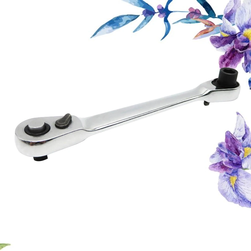 Mini Ratchet Socket Wrench Tool Set 6 35mm Socket Tool Silver Adjustable Durable High Torque Hand Tools