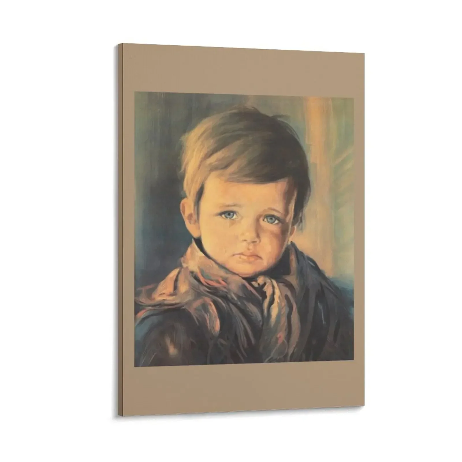 

Crying boy cursed painting. Canvas Painting home decorations decorative items for home