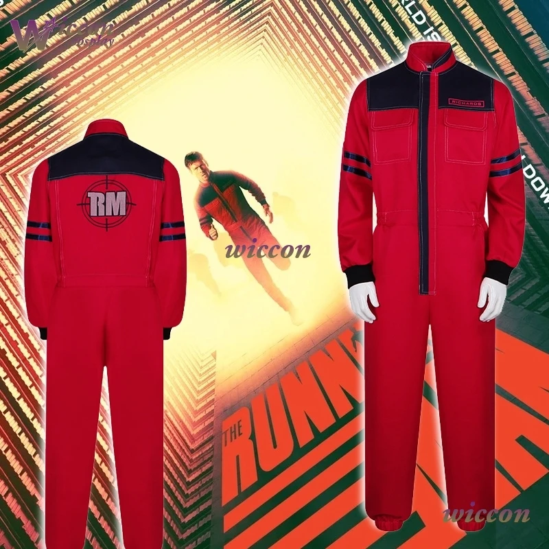 

Униформа Richards Glen Same Style 2025, комбинезон для бега из фильма, человек Бен, косплей, Powell, мужской костюм для взрослых на Хэллоуин