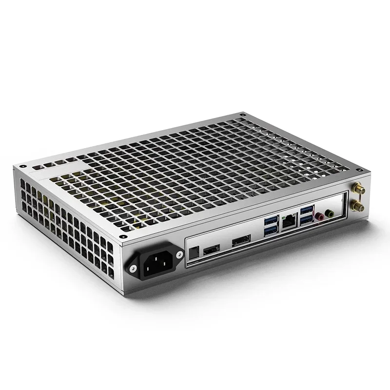 Itx Half Height Chassis Full Aluminum Alloy Double Sided Chamfered 1.8L Mini DC-MX2 Thin