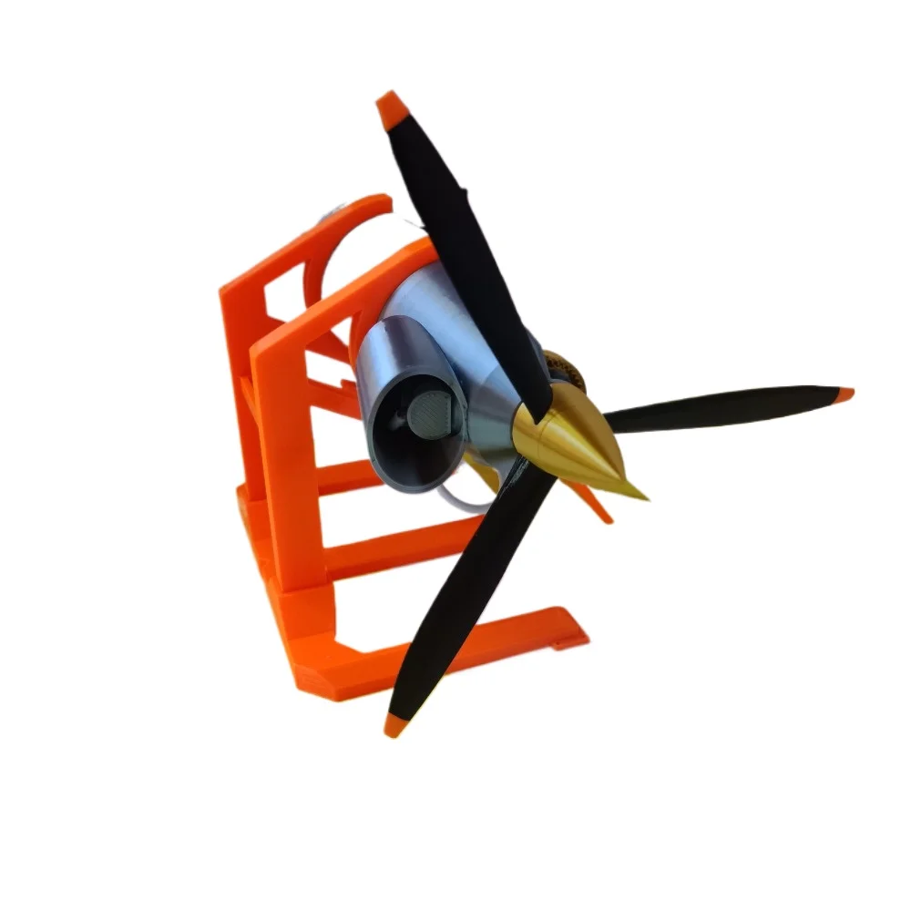 3D Printed Aircraft Engine Model PLA Material Turbine Engine Internal Structure Display Desktop Ornament Electric Turbine Engine