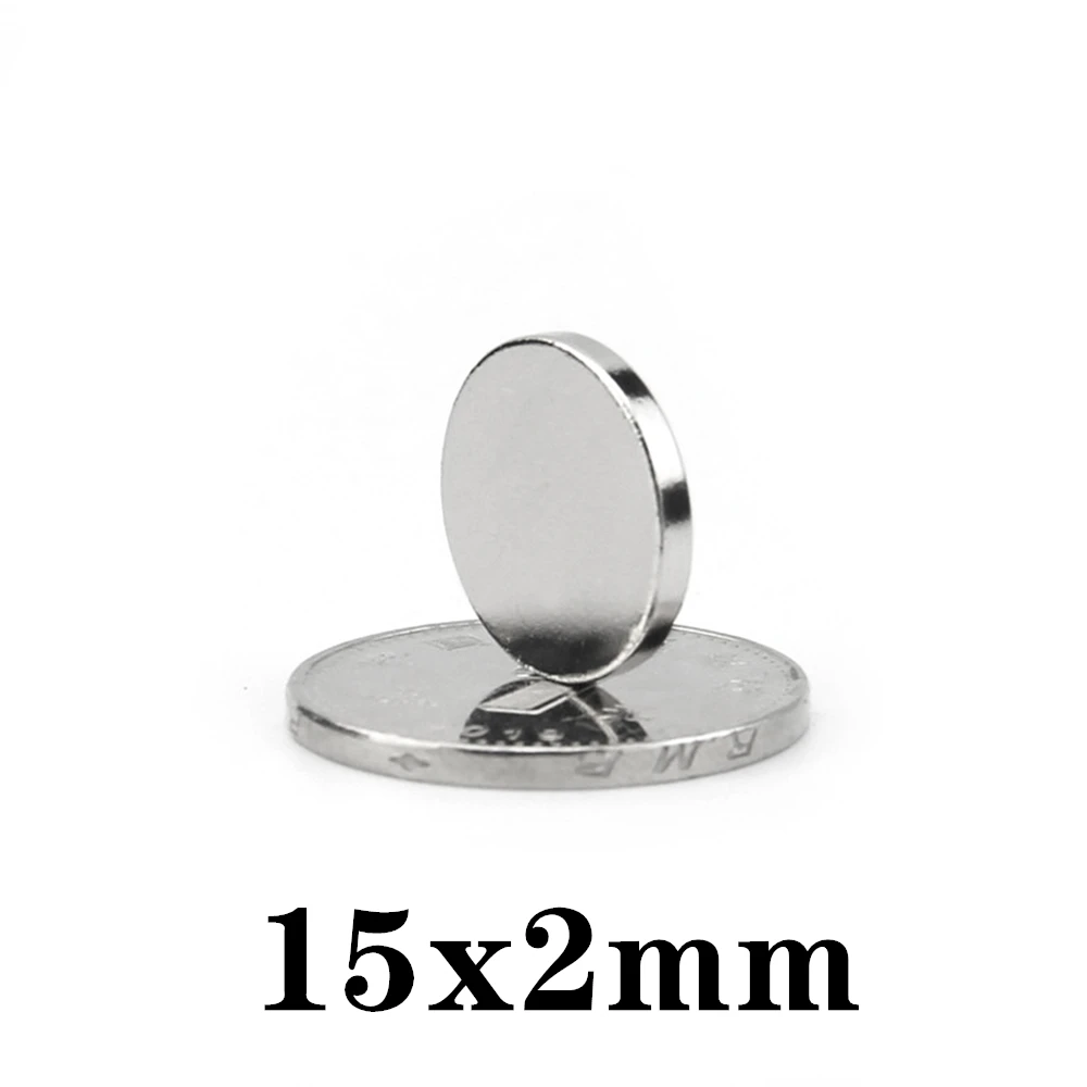 10-200pcs 15x2mm Magnet Small Round Magnet Strong magnets Rare Earth Neodymium Magnet 15*2mm