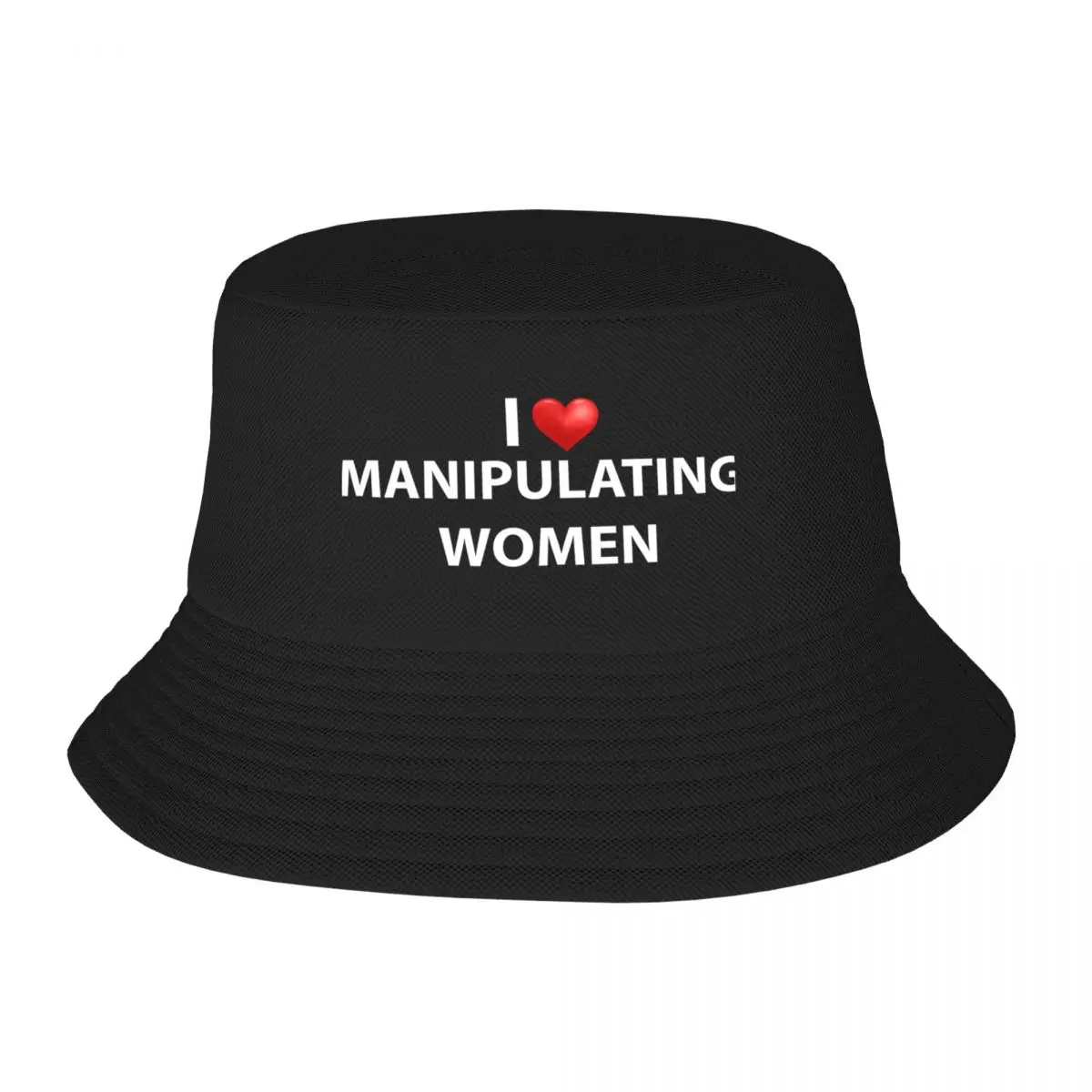 New I LOVE MANIPULATING WOMEN Bucket Hat Sun Cap summer hats funny hat Men's Hat Luxury Women's