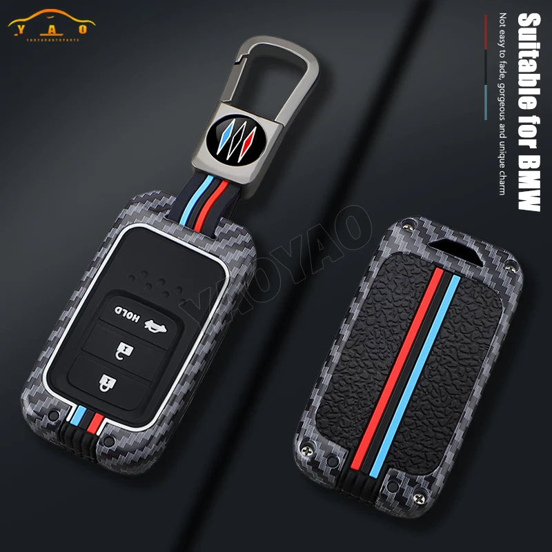 

2025 Zinc Alloy Car Remote Key Case Cover For Honda City/Civic/CR-V/HR-V/Jazz/Odyssey/Vezel Key Protect Accessories