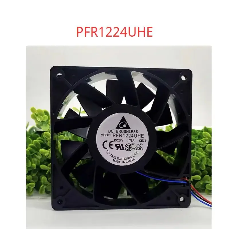 

Delta PFR1224UHE 24V1.75A 12cm/cm 3 wires High airflow booster cooling fan