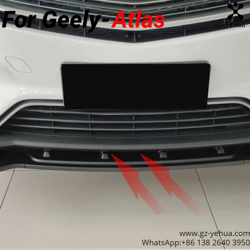 For Geely Atlas Pro Azkarra Boyue Pro 2020-2023 Car Front Shovel Front Bumper Lip Exterior Parts Automobiles Accessories