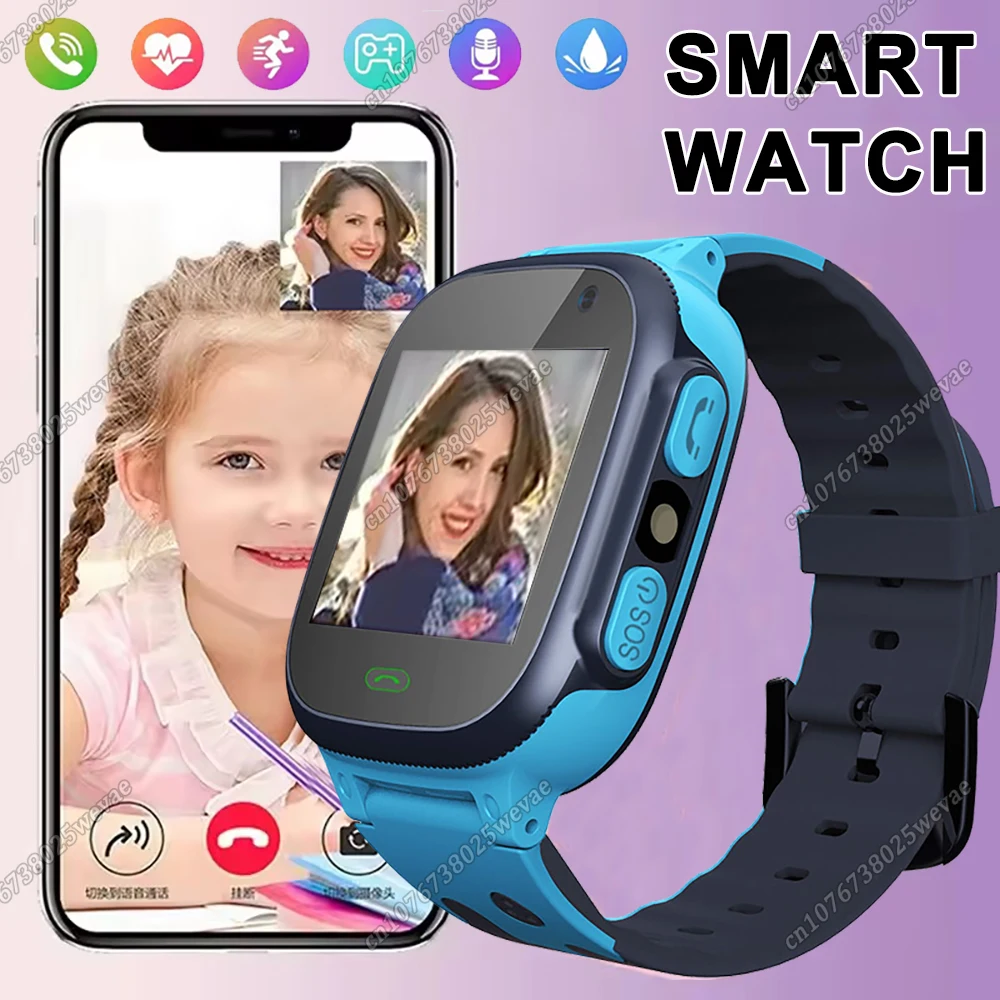 

2025 New Kids Smart Watch Child HD Touch Screen Call Games SOS GPS Positioning Smartwatch Boy Girl Children Gift For Android IOS
