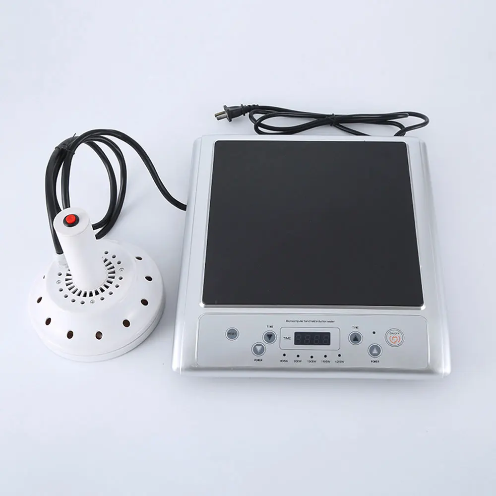 آلة ختم رقائق الألومنيوم الحواسيب الصغيرة التعريفي السدادة غطاء الزجاجة الكهرومغناطيسية emballage alimentaire