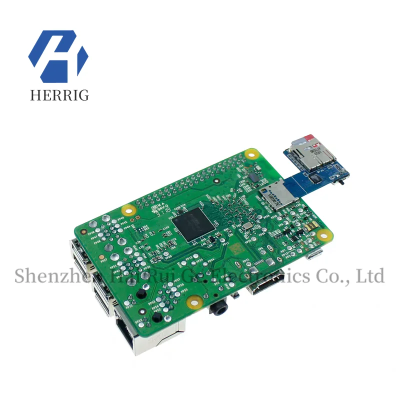 متوافق مع Raspberry Pi 4، وحدة تبديل مزدوجة النظام، Raspberry Pi 2/3/4B+، وحدة بطاقة SD مزدوجة 3