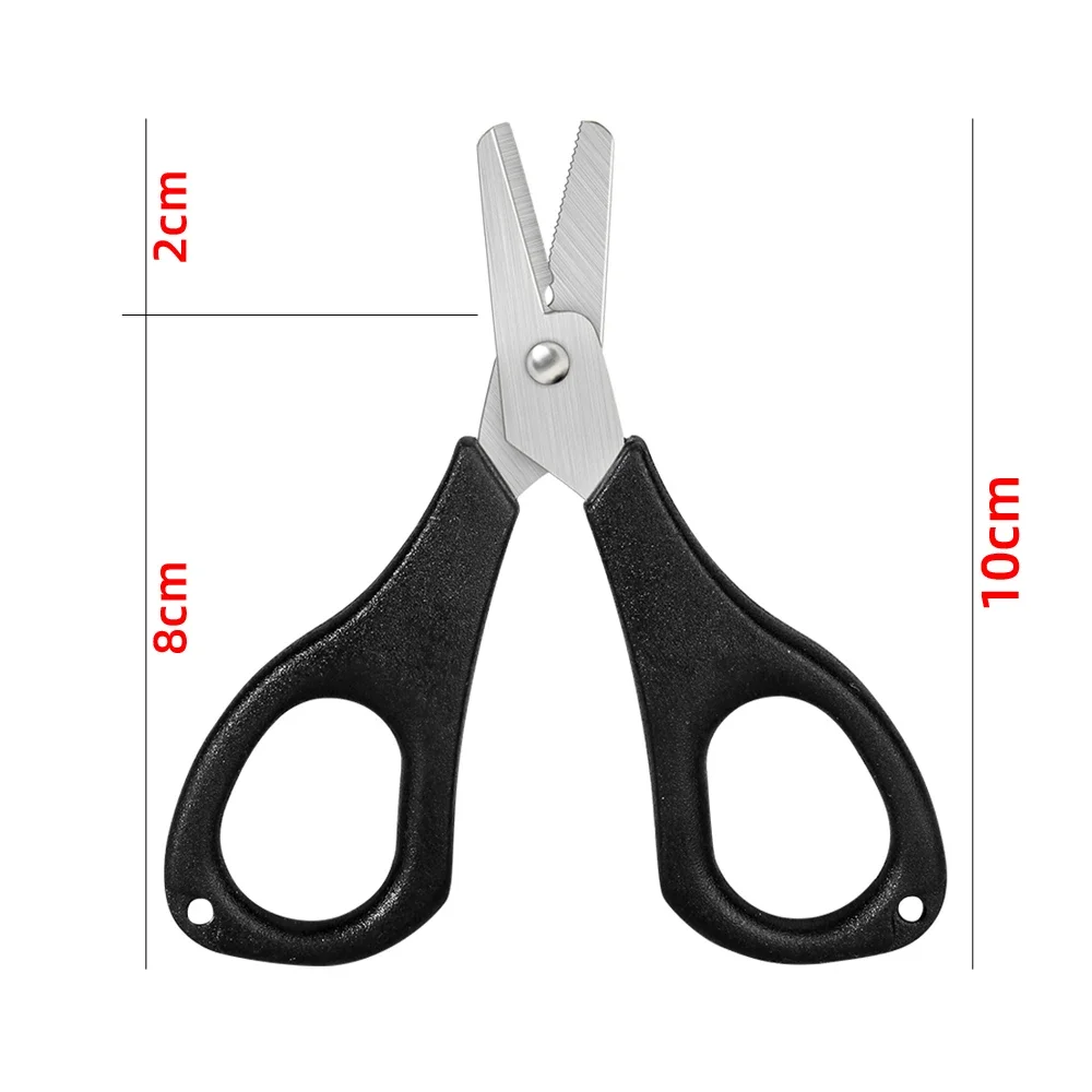 DNDYUJU 1pcs Stainless Steel Fishing Plier Portable Scissor Cut Nylon Line Braid Line Small Steel Wire Carp Fishing Accessories