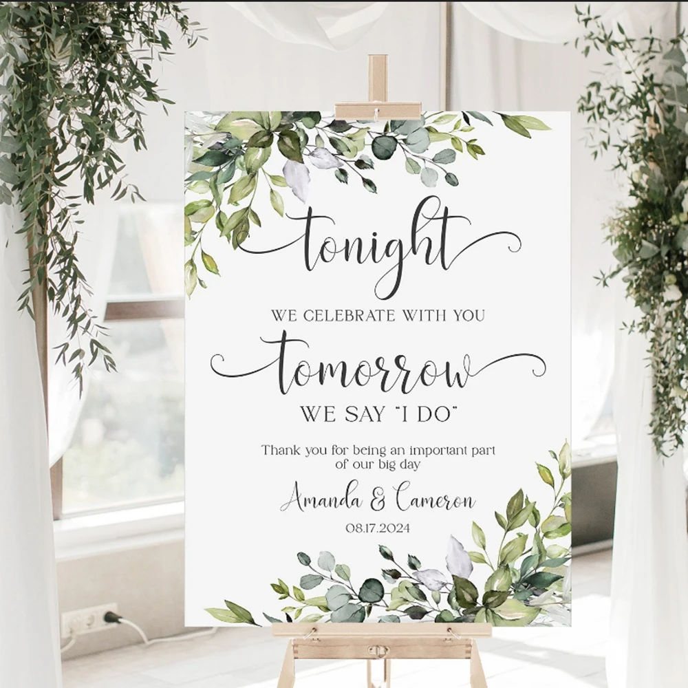 

Vinyl Wedding Stickers I do Welcome Decal Custom Name DIY Mirror Celebrate Wedding Birthday Engagement Party Wall Stickers