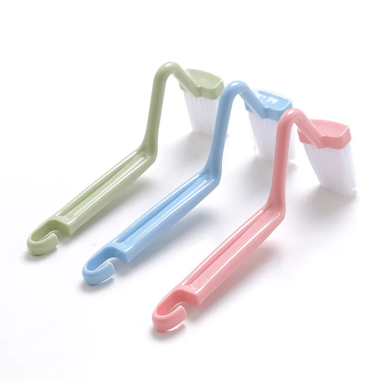 Toilet Cleaning Brush S Shape Portable Wc Scrubber Curved Side Bending Handle Corner Bathroom Kitchen Toilet Cleaning Tool