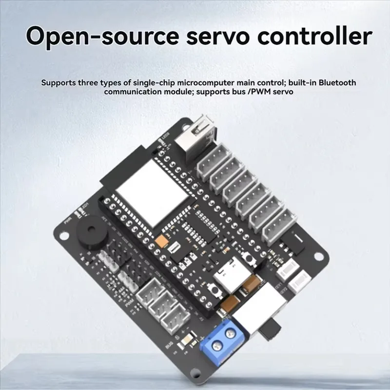Magic, open source 6-way servo controller ESP32/STM32/51 robot arm Bluetooth, development board