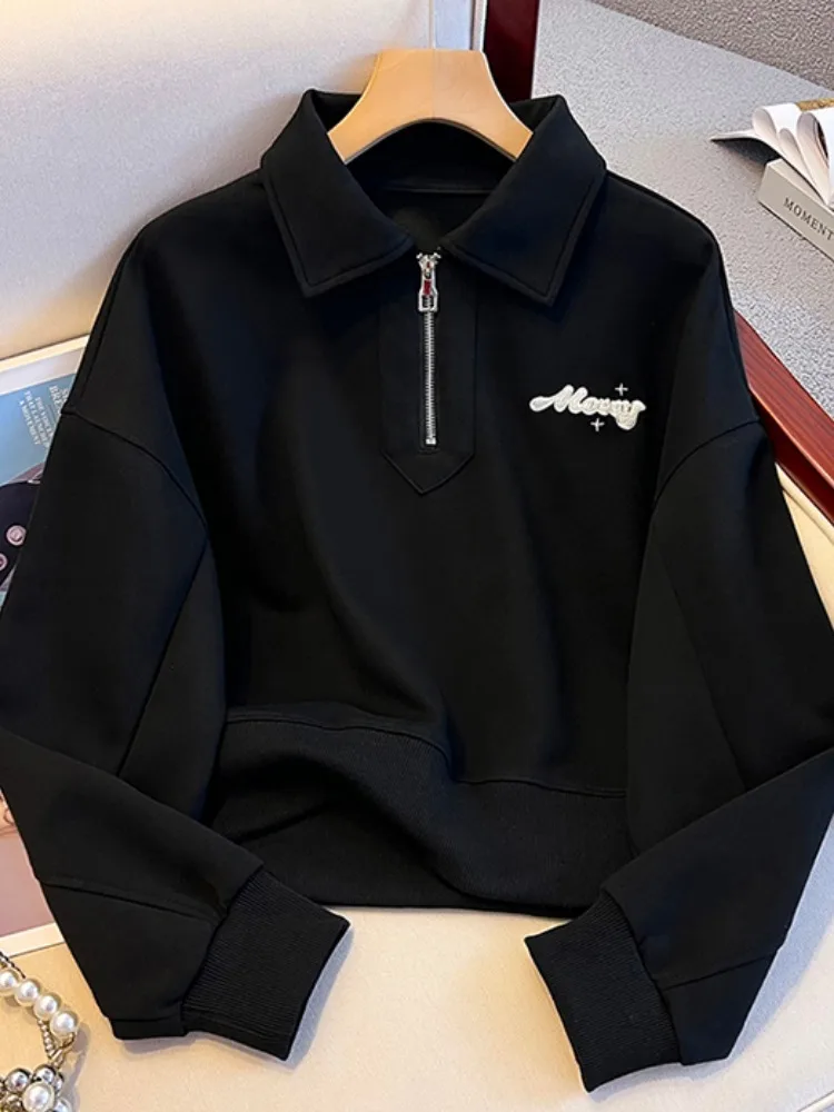 

Свитшот для учащихся средней школы, повседневный, длинный рукав, модный, удобный, в корейском стиле