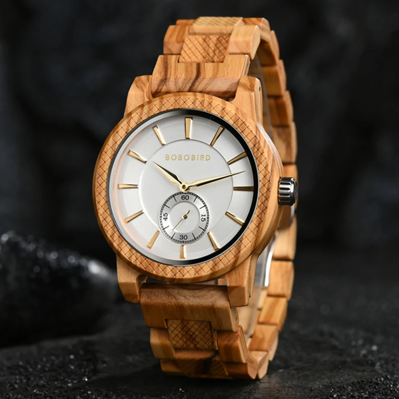 

Men's Watch BOBO BIRD Wooden Simplicity Color Contrast Unique Wristwatch Welcome Customized & Dropshipping