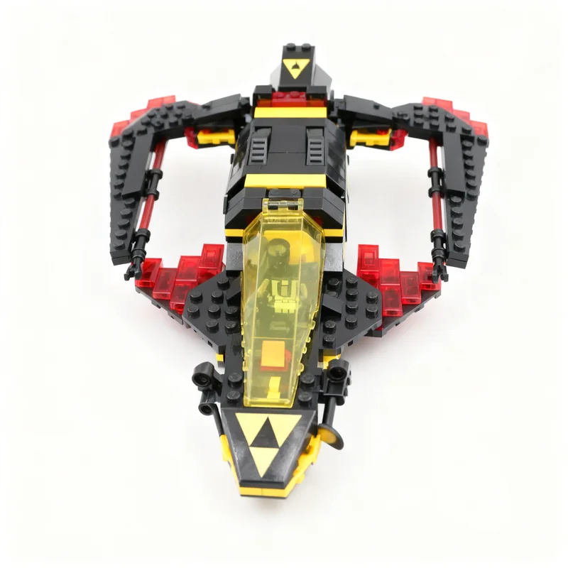 

342PCS MOC Space Exploration Blacktron Bx 9 Buzzard Model DIY Creative Assembly Building Blocks Display Birthday Gift Building