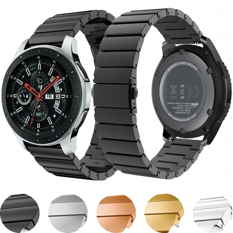 

22mm 20mm Metal Strap for Samsung Galaxy Watch 4/6 Classic 42mm 46mm 43mm 47mm/Huawei Watch GT 46mm/Huami Amazfit GTR 47mm Strap