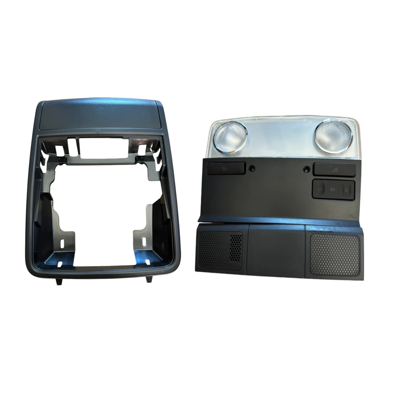 Image of 1 Stück schwarze vordere Innenraumleuchte Leselampe Rahmen Brillenetui für VW CC Golf6 Mk6 Mk5 Passat B6 Jetta 1KD947105B 1KD 947 105B