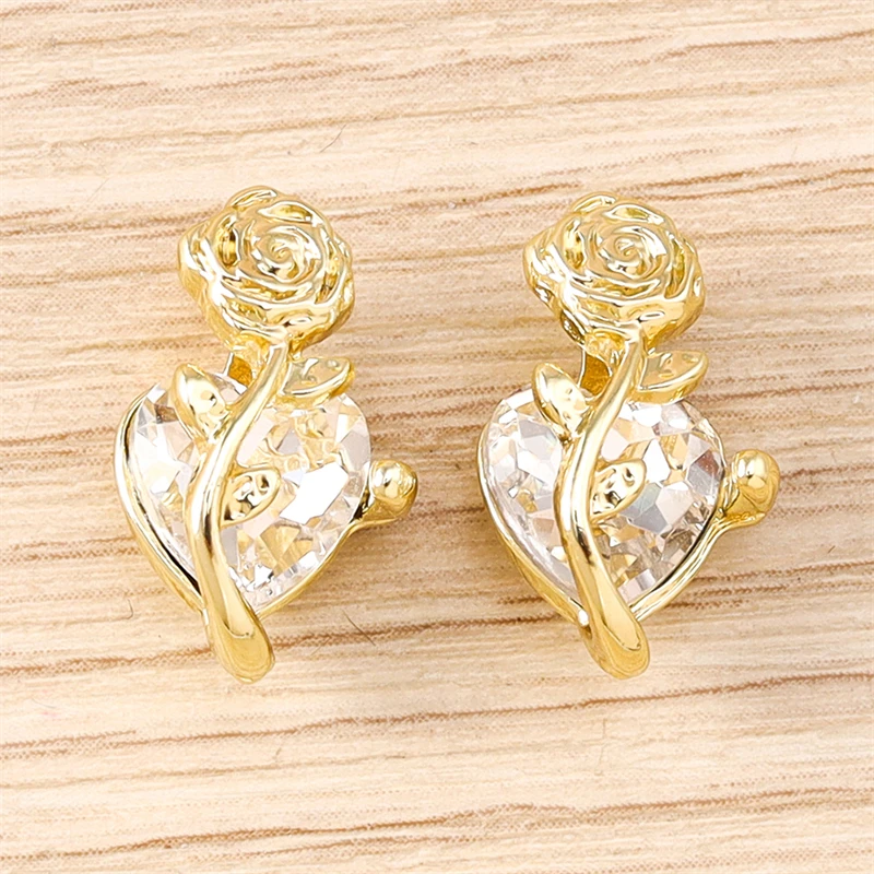 5 Stück niedliche, bunte, gemischte Metall-Herzanhänger für die Schmuckherstellung, Halsketten, Ohrringe, Armbänder, DIY-Bastelarbeiten und Accessoires – Detail 22