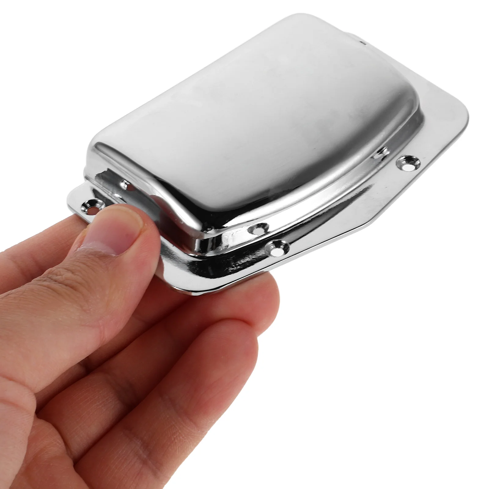 

Adjustable Electric Guitar Bridge Cover Replacement Metal Pickup Plate Protective Cover for Bass Impact Resistant