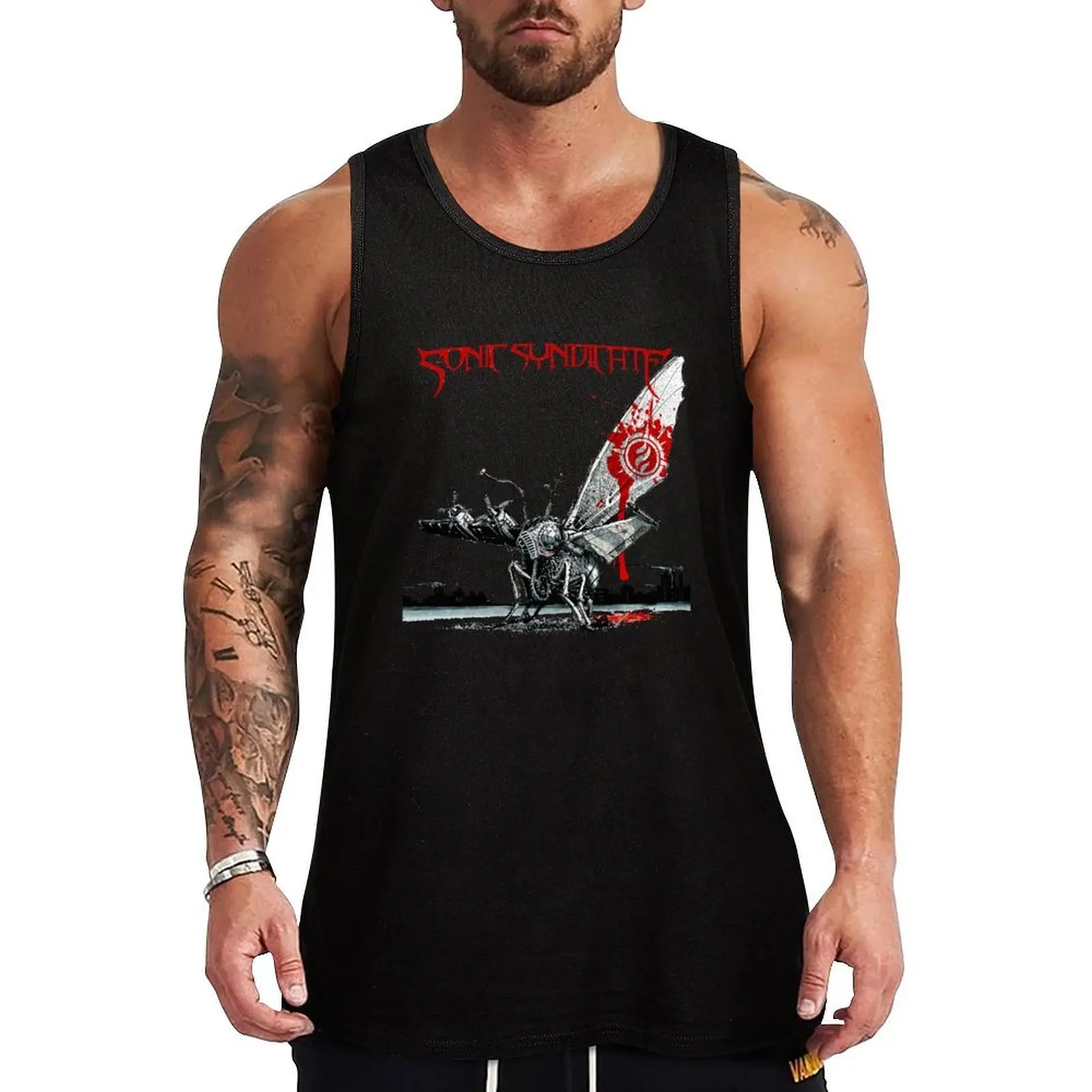 Sonic Syndicate Tank Top Basic Athletic Tank Top Cotton Casual Everyday Shirt