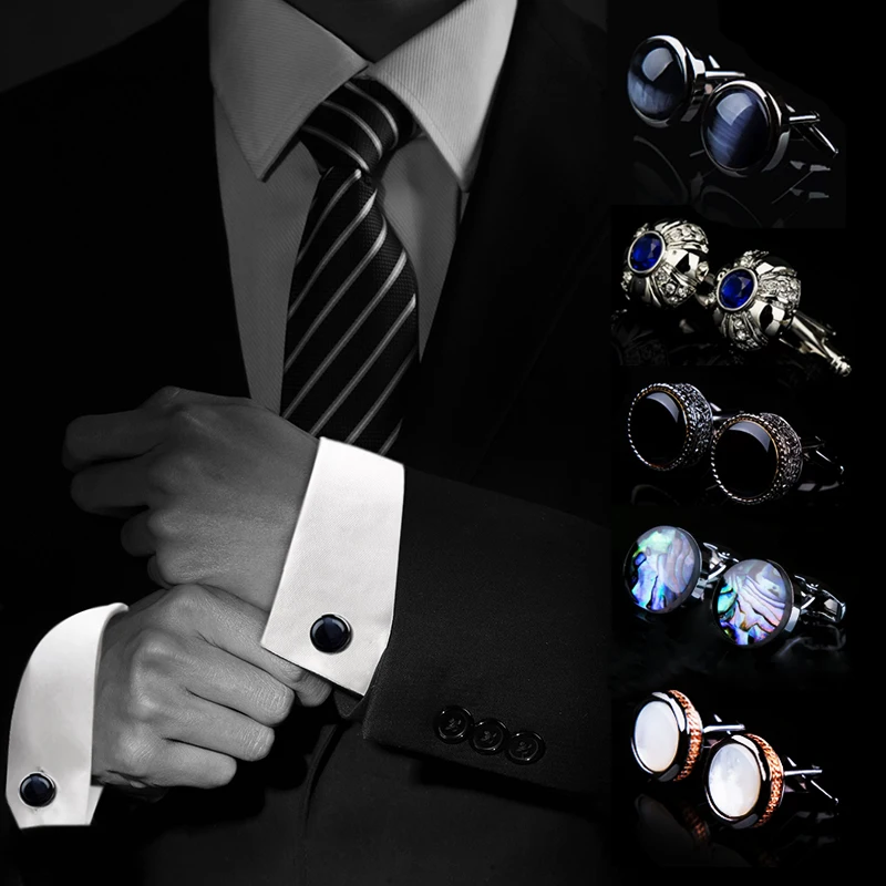 

Opal Cufflinks, French Shirt Sleeve Spikes Men's Cuff Spikes