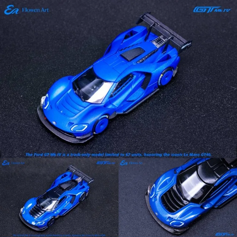

Elowen Art 1:64 Ford GT Mark IV Cast Alloy Car Model - A gift toy for friends on special occasions, an adult collection piece.