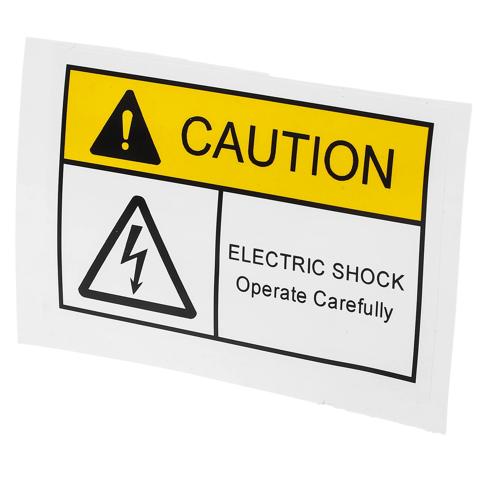 Waterproof Pvc Electrical Warning Sticker High Voltage Safety Label Adhesive Sign For Home Office Factory Usesafety