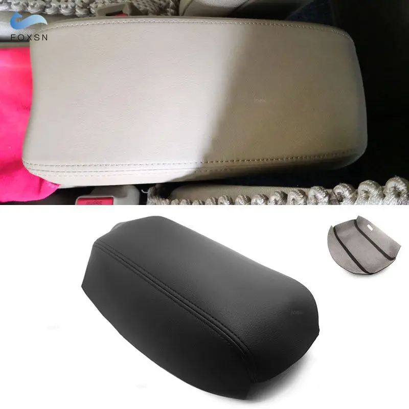 Car Styling Center Console Armrest Box Cover Microfiber Leather Trim For Honda Civic 8th Gen Sedan 2006 2007 2008 2009 2010 2011