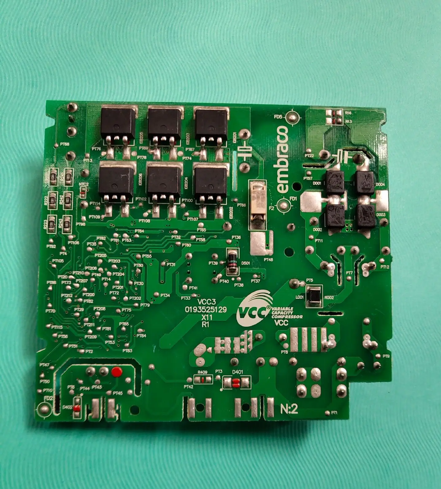 Applicable to Haier refrigerator frequency conversion board eecon-qd vcc3 2456 95 control drive board 0193525078